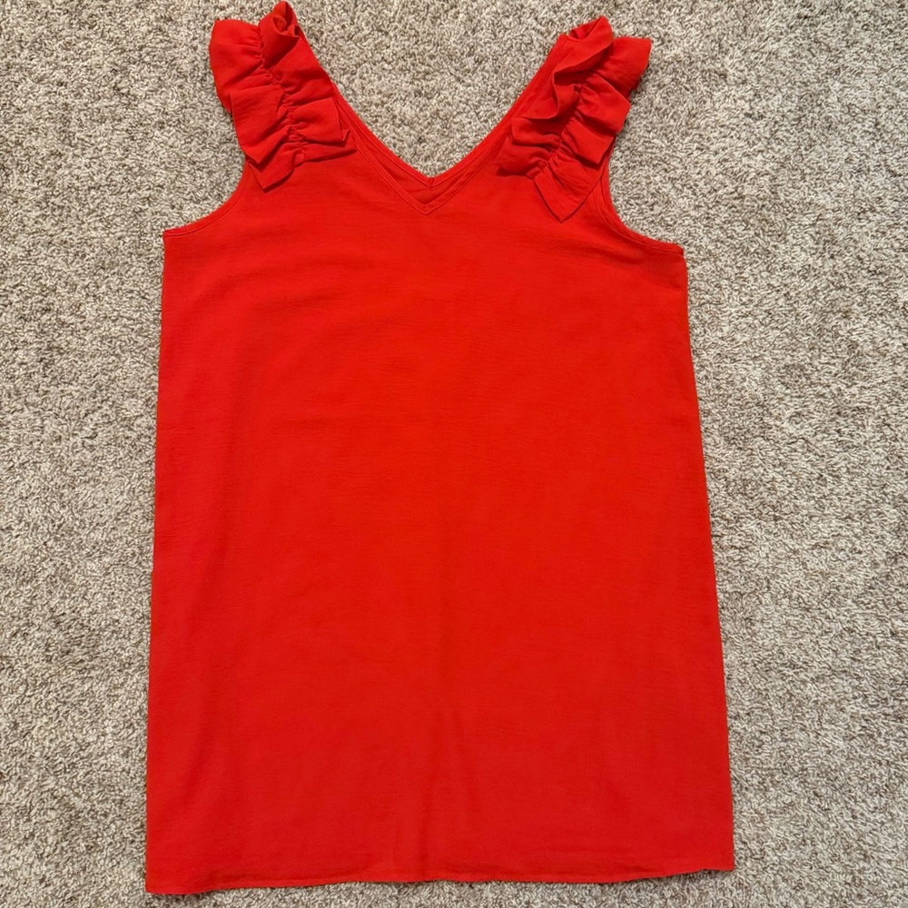 Versona Scarlet Ruffle Dress/Tunic